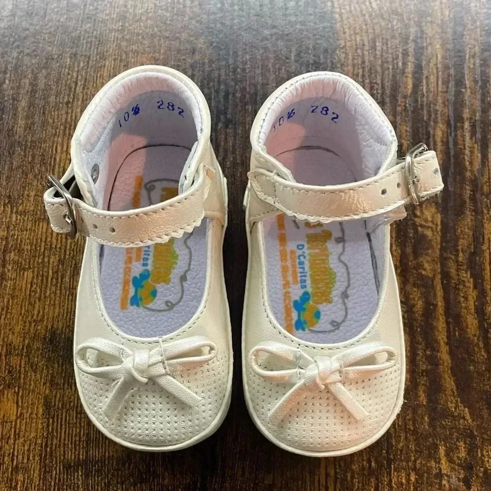 Mexican leather baby shoes